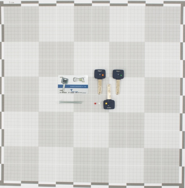 Цилиндр Mul-T-Lock MT5 31x31 ключ-ключ 62 мм никель