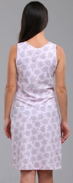 Нічна сорочка Roksana Verona 642/16120 р. M рожевий із сірим 