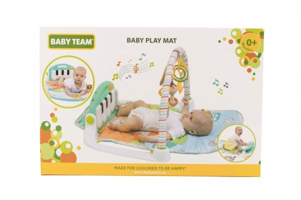 Развивающий коврик Baby Team с пианино 8567