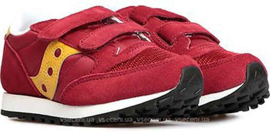 Кроссовки Saucony JAZZ ORIGINAL VINTAGE HL SK262123 р.US 12 бордовый с желтым