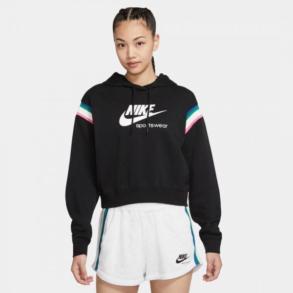 Джемпер Nike W NSW HRTG PO HOODIE CU5923-010 р. S чорний