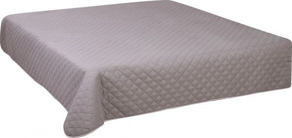 Покривало 160x215 см Білтекс бежевий із сірим 