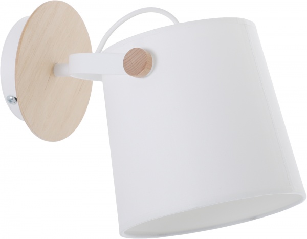 Бра TK Lighting CLICK 1x60 Вт E27 матовий білий 1250 