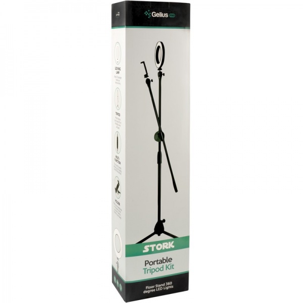 Комплект блогера Gelius Pro Portable Tripod Kit LED Stork GP-PT-002