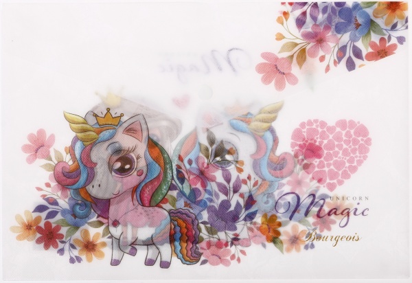 Папка-конверт на кнопке А4+ P0139 в ассортименте Bourgeois 