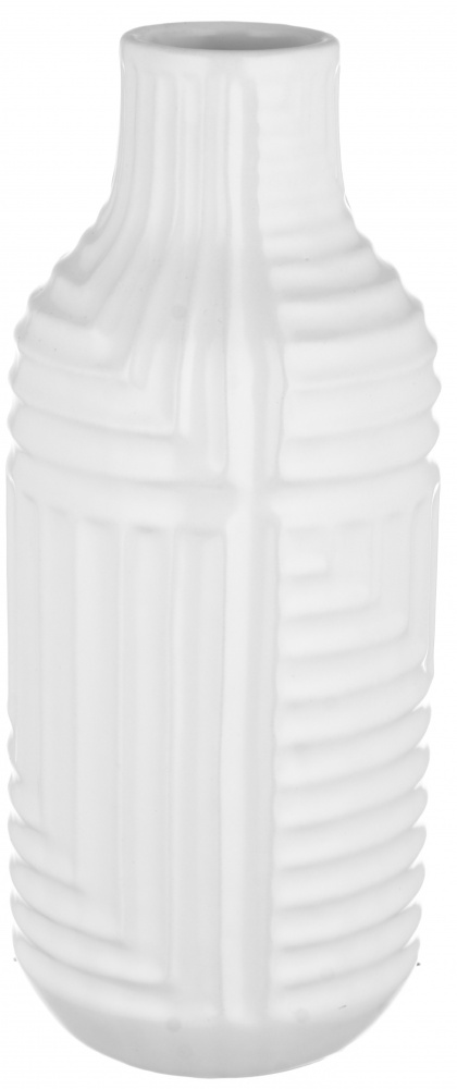 Ваза керамическая Pinsung Ceramics Rooricone 28,5 см белая матовая PS32932