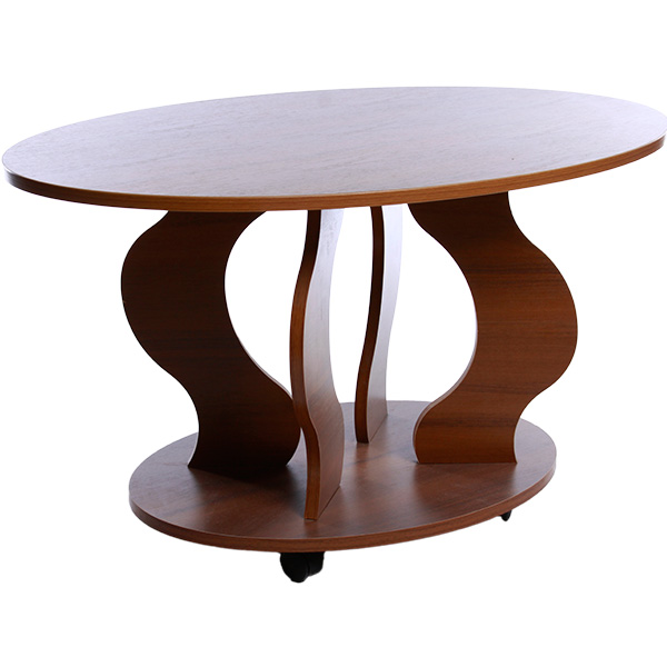 Стол журнальный Компанит Венеция 90x59.5x48.4 см орех