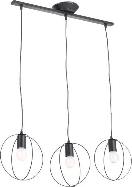 Люстра VITALUCE V4328-1/3S 3X60 ВТ E27 черный