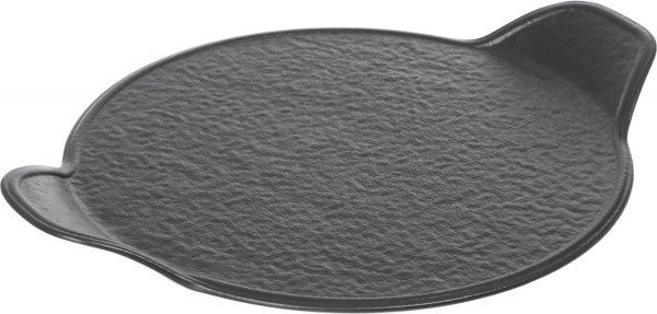Блюдо з ручками Lavastone Black 29,5х38 см 