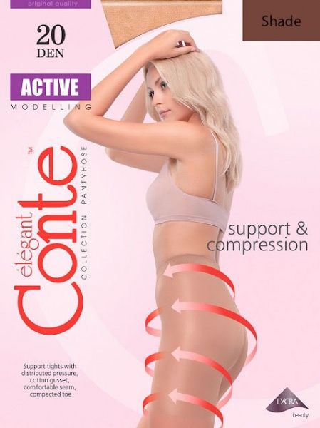 Колготки Conte Active 20 den shade р. 3 бежевый 