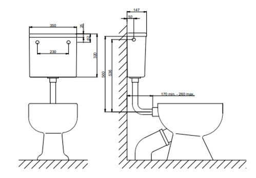 Бачок для унитаза Cersanit Niagara K97-003