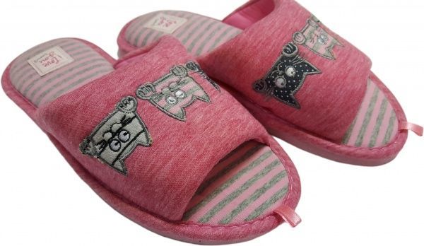 Капці домашні Gemelli Тріо 2 р. 37 рожевий 