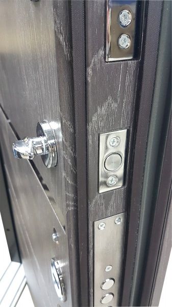 Двері вхідні Булат Сек'юриті 517 дуб немо карбон 2050x950мм праві