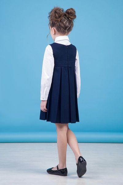 Сарафан школьный Zironka 40-9024-2 р.122 синий 