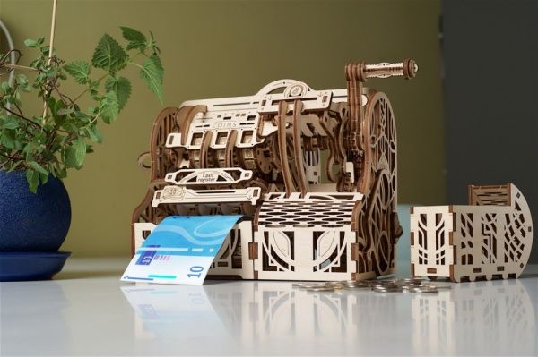 Деревянный 3D-конструктор UGEARS Кассовый аппарат