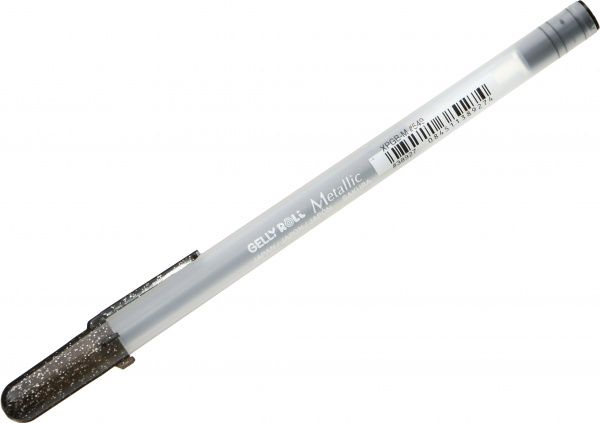 Ручка гелевая Sakura Metallic Черная 