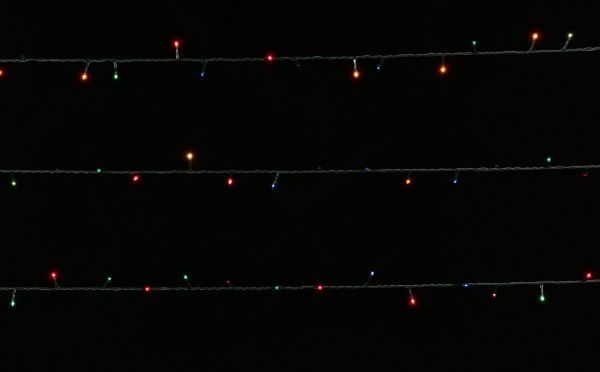 Электрогирлянда линейная внутренняя 100 ламп 4,95м разноцветная ITW100C-M 