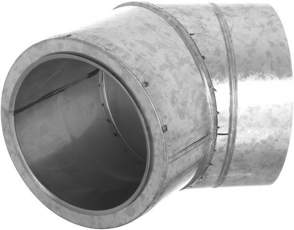 Коліно термо 1 мм нерж/оц Ф200/260 мм 45°LIRA-LTD 