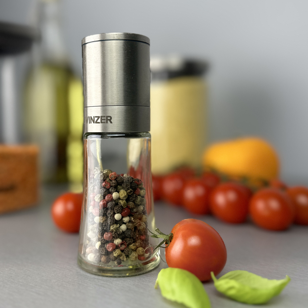 Мельница для соли и перца Vinzer 70 мл 50592