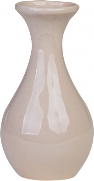 Ваза керамическая Eterna 103-13 13 см бежевая 