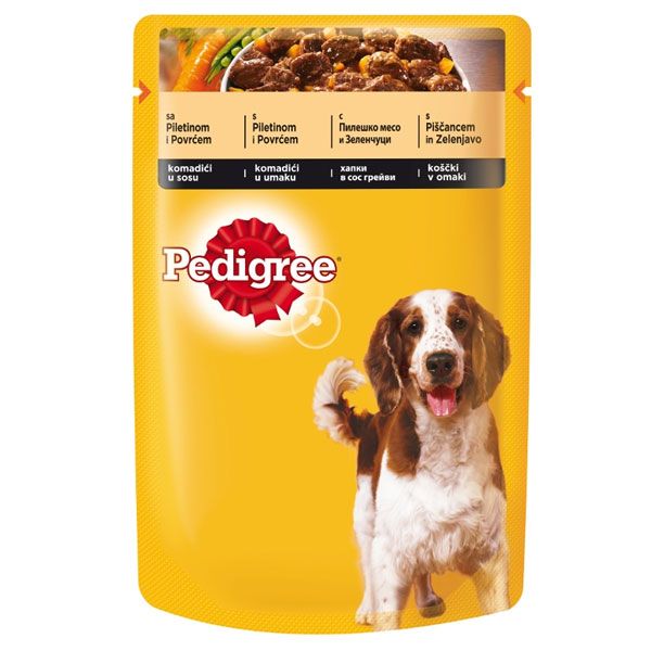 Корм Pedigree з куркою і овочами в соусі 100 г 7883
