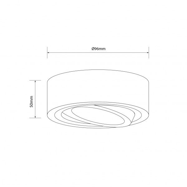 Светильник точечный Светкомплект AS 96 MR16 WH белый 