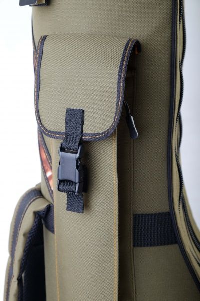 Чехол для удилища KENT&AVER двухсекционный полужесткий №2 зеленый 135 см