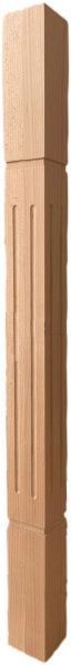 Балясина Буковая квадрат фрезерованная 50х50х900 мм