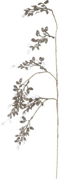 Веточка декоративная Листочки шампань 60 см SA9425S3  