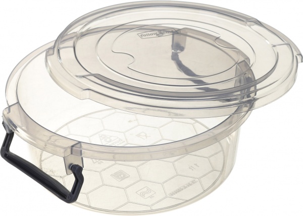 Контейнер харчовий ECO 1 л (112003-transp-grey) Follow Me