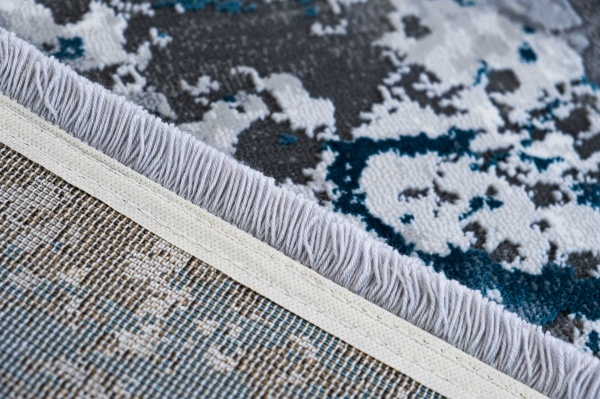 Килим Karmen Carpet QUANTUM PLUS S3024T GREY/GREY 80x150 см D 