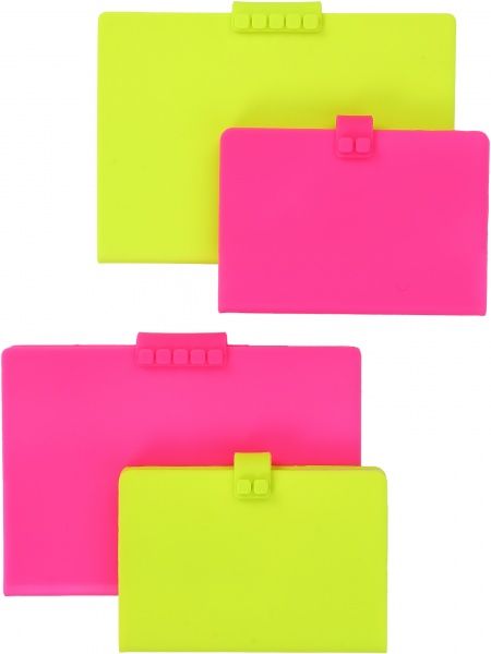 Книга для записей силиконовая Желтый неон А5 100 л.