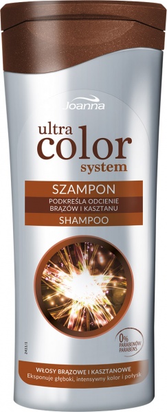 Шампунь Joanna Ultra Color для каштаново-коричневого волосся 200 мл