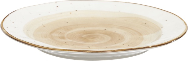 Тарелка 19 см светло-коричневая FB3703LB-7.5CS Alt Porcelain