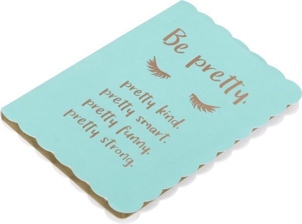 Книга для нотаток Be pretty А5 (берюзова)