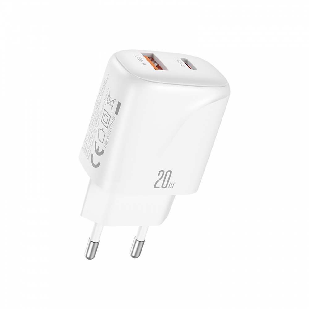 Сетевое зарядное устройство Xo L158 PD20W, QC18W USB-A, USB-C