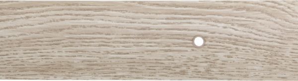 Порожек алюминиевый Броварской алюминиевый завод гладкий с отверстиями 40x1800 мм дуб капучино 