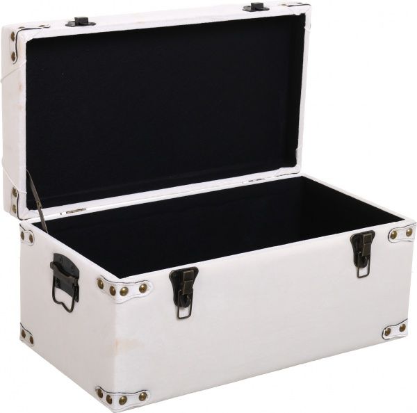 Сундук-пуф Art&Crafts Велюр 57х30х29 см айвори 