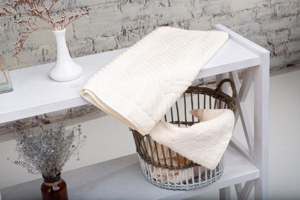 Полотенце махровое 50x70 см айвори Rigel 