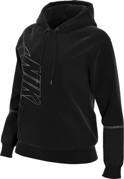 Джемпер Nike W NSW ICN CLSH HOODY FLC OS DC0652-010 р. M чорний