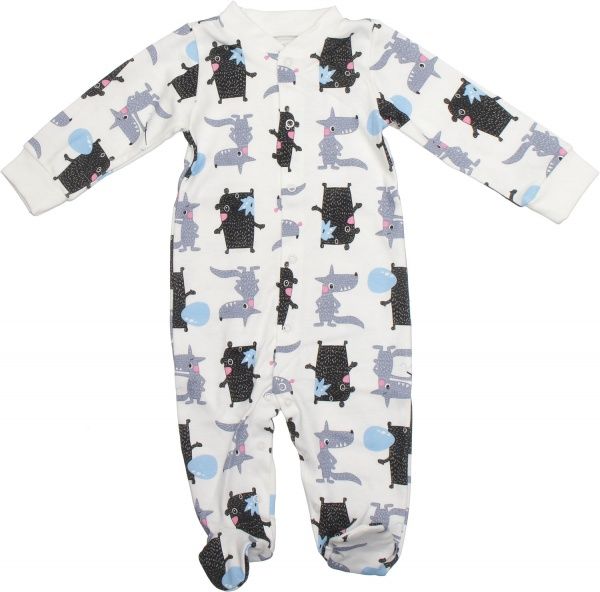 Боді Фламінго ясельний р.68 молочний 647-217