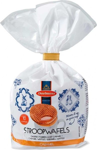 Вафли Daelmans Голландские с карамельной начинкой 290 г 8713621850597 