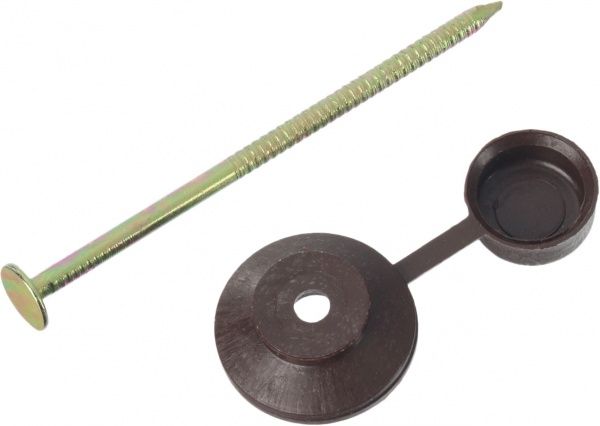 Цвяхи для ондуліну 3,2X70 мм 20 шт коричневі