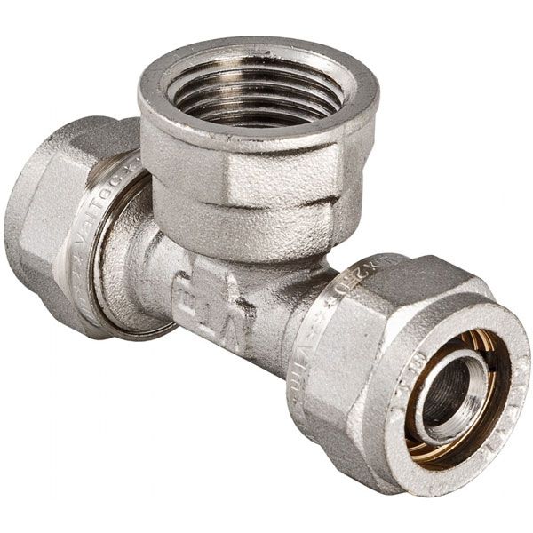 Трійник комбінований внутрішня Valtec 16х1/2х16 мм