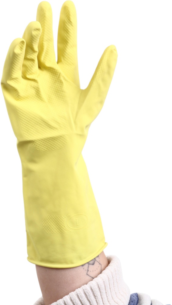 Перчатки латексные OBERY латексные крепкие р.L 2 пар/уп.