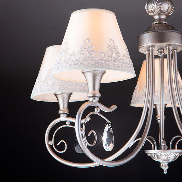 Люстра потолочная Strotskis Incanto 60069/5 5x40 Вт E14 серебряный 