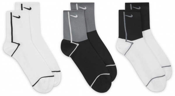 Шкарпетки Nike EVERYDAY PLUS LIGHTWEIGHT CK6021-904 р.M різнокольоровий