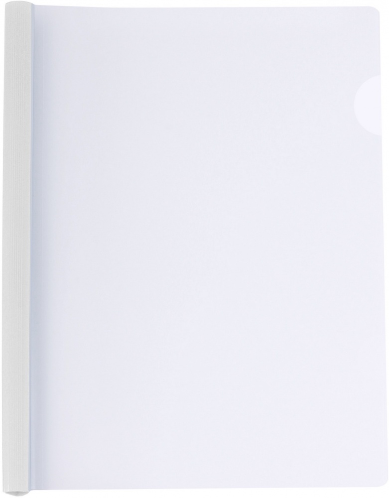 Папка с прижимом А4 6 мм (2-35 аркушів) біла Economix E31204-14