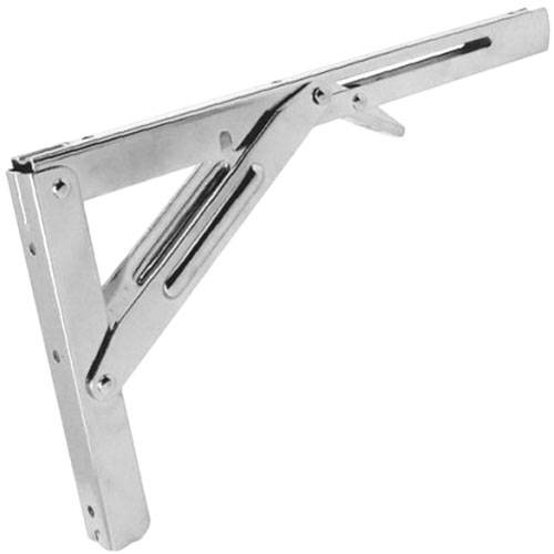 Крепление для раскладных столов хром L-300 Merkury
