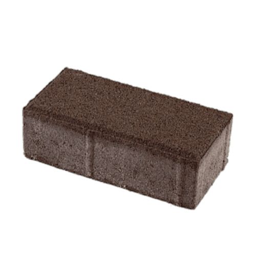 Тротуарная плитка Кирпич 100х200х45 мм коричневий